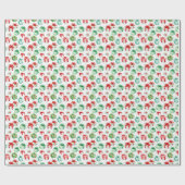 Papier Cadeau Aquarelle Cadeau de Noël présent Thème (Plat)