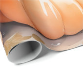 Papier Cadeau Aquarelle célébrant la chute (Coin rond)