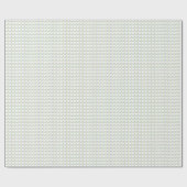 Papier Cadeau Aquarelle Chinoiserie Bleu et rose Ginger Jars (Plat)