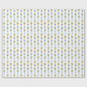 Papier Cadeau Aquarelle Chinoiserie Orange Tree Topiary (Plat)