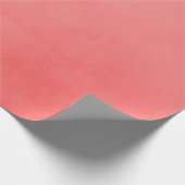 Papier Cadeau Aquarelle Corail Vivant (Coin)