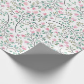 Papier Cadeau Aquarelle de bouganvillée (Coin)