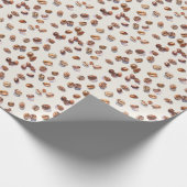 Papier Cadeau Aquarelle de café (Coin)
