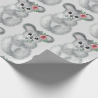 Aquarelle de l'ours Koala Cute Enveloppement moder