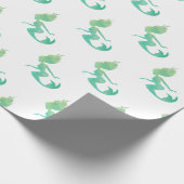 Papier Cadeau Aquarelle de sirène (Coin)
