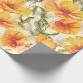 Papier Cadeau Aquarelle dessinée à la main motif sans couture fl (Coin)