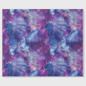 Papier Cadeau Aquarelle d'imaginaire - atmosphère d'espace profo (Plat)