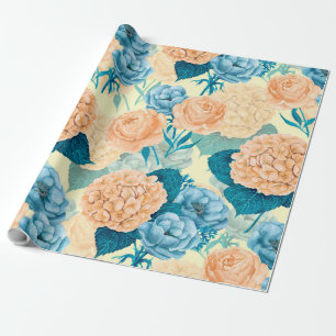Papier Cadeau Aquarelle du jardin de printemps