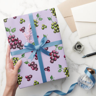 Papier Cadeau Aquarelle élégante illustrée à la main
