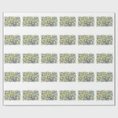 Papier Cadeau Aquarelle en blanc (Plat)