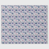 Papier Cadeau aquarelle et algues (Plat)