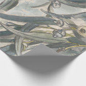 Papier Cadeau Aquarelle Eucalyptus Verdure Feuille (Coin)