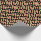 Papier Cadeau Aquarelle feuilles d'automne : motif transparent (Coin)