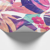 Papier Cadeau Aquarelle Fleur été 2 (Coin)