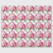 Papier Cadeau Aquarelle florale rose pis rose roses roses (Plat)