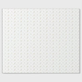 Papier Cadeau aquarelle florale rustique (Plat)