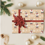 Papier Cadeau Aquarelle French Buldog Frenchie Christmas Dog<br><div class="desc">Ajoutez une touche festive à vos cadeaux de vacances avec notre Aquarelle French Bulldog Beige Christmas Wrapping Paper. Doté d'une jolie aquarelle illustrant un Bulldog français entouré de délicats flocons de neige et d'un joyeux message "Joyeux Noël", ce papier d'emballage est parfait pour les amoureux de les chiens et tous...</div>