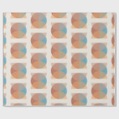 Papier Cadeau Aquarelle géométrique Abstraite moderne (Plat)