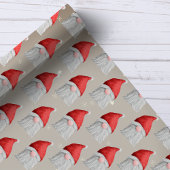 Papier Cadeau Aquarelle Gnome