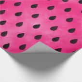 Papier Cadeau Aquarelle Graines de pastèque (Coin)