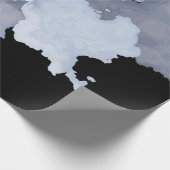 Papier Cadeau Aquarelle gris Marbre Goth (Coin)