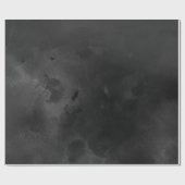 Papier Cadeau Aquarelle grise et noire (Plat)