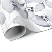 Papier Cadeau Aquarelle hiver Folio Noël (Coin rond)