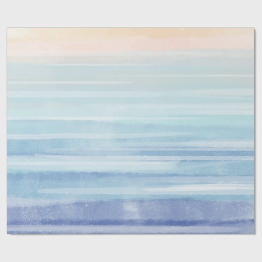 Papier Cadeau Aquarelle horizontale (Plat)