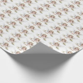 Papier Cadeau Aquarelle mignonne Petite Angel Lecture fille (Coin)