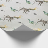 Papier Cadeau Aquarelle Nautique (Coin)