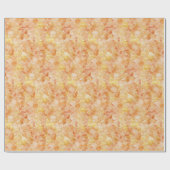 Papier Cadeau Aquarelle Orange Spots (Plat)