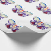 Papier Cadeau Aquarelle papillon (Coin)