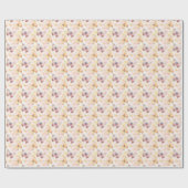 Papier Cadeau Aquarelle Papillon Whimsy (Plat)