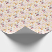 Papier Cadeau Aquarelle Papillon Whimsy (Coin)