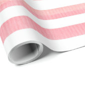 Papier Cadeau Aquarelle Pastel Arc-en-ciel papier rayé 2 (Coin rond)