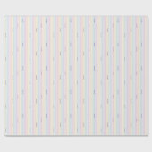 Papier Cadeau Aquarelle Pastel Rainbow Stripe (Plat)
