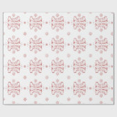 Papier Cadeau Aquarelle Patinage sur glace hiver (Plat)