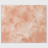 Papier Cadeau Aquarelle Peach        (Plat)