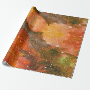 Papier Cadeau Aquarelle peinte à la main Abstraite. Belle arrièr