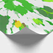 Papier Cadeau Aquarelle Pop Art Floral (Coin)