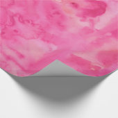 Papier Cadeau Aquarelle rose lumineuse (Coin)
