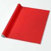 Papier Cadeau Aquarelle rouge (Déroulé)