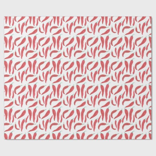 Papier Cadeau aquarelle rouge chaud (Plat)