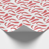 Papier Cadeau aquarelle rouge chaud (Coin)