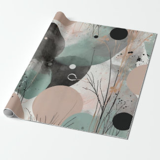 Papier Cadeau Aquarelle sale