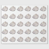 Papier Cadeau Aquarelle simple et élégante (Plat)