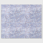 Papier Cadeau Aquarelle Snowdrops Lavender/Copper ID726 (Plat)