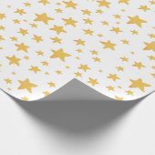Papier Cadeau Aquarelle Stars Envelopper cadeau de Noël (Coin)