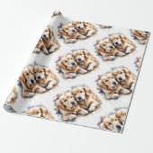 Papier Cadeau Aquarelle Style Penguin Oiseau sauvage Art (Déroulé)