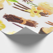 Papier Cadeau Aquarelle Sweet Vanilla Orchid (Coin)